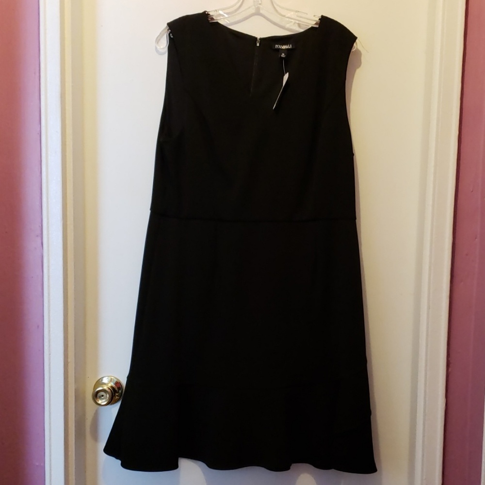 NWT dress barn Roz & Ali black dress size 16 new